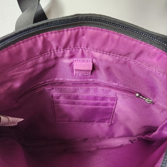 Baggallini Womens Snap It Dark Gray Nylon Travel Crossbody - Picture 9 of 12